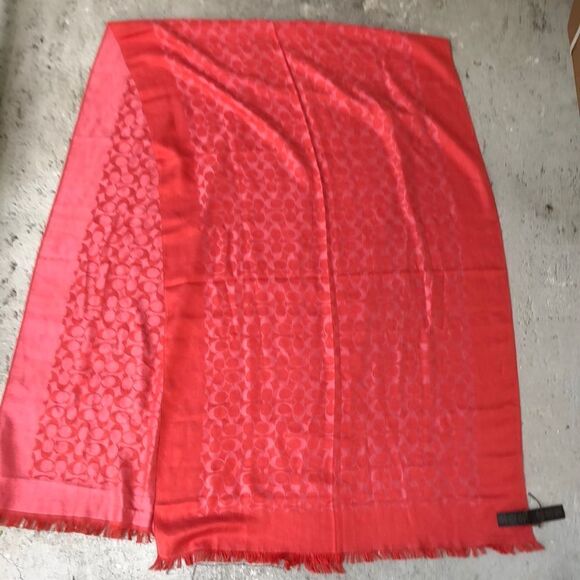 Coach Silk n Cotton scarf - Picture 1 of 6